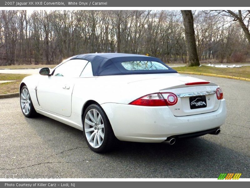 White Onyx / Caramel 2007 Jaguar XK XK8 Convertible