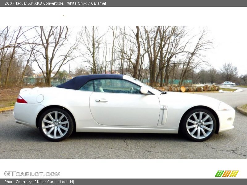 White Onyx / Caramel 2007 Jaguar XK XK8 Convertible