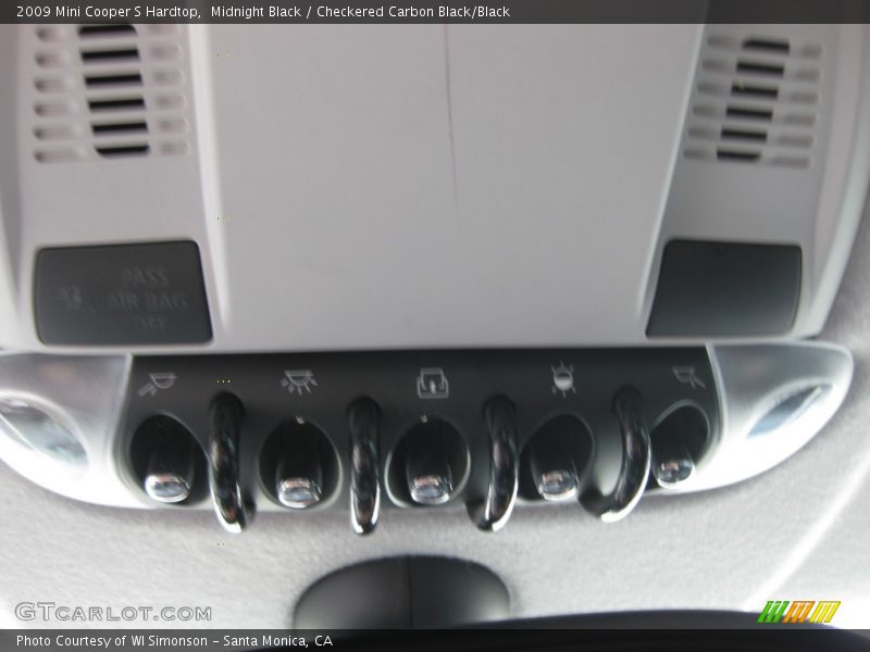 Midnight Black / Checkered Carbon Black/Black 2009 Mini Cooper S Hardtop