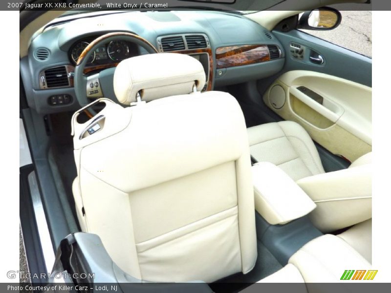 White Onyx / Caramel 2007 Jaguar XK XK8 Convertible