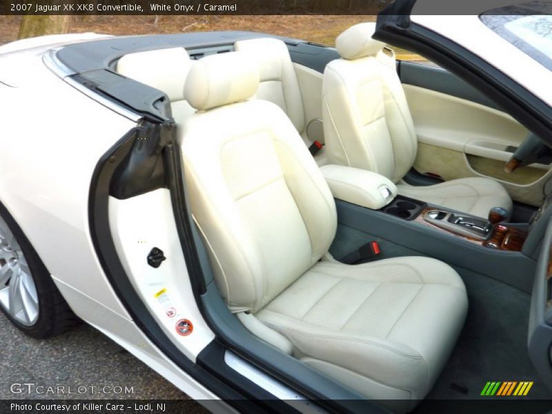 White Onyx / Caramel 2007 Jaguar XK XK8 Convertible