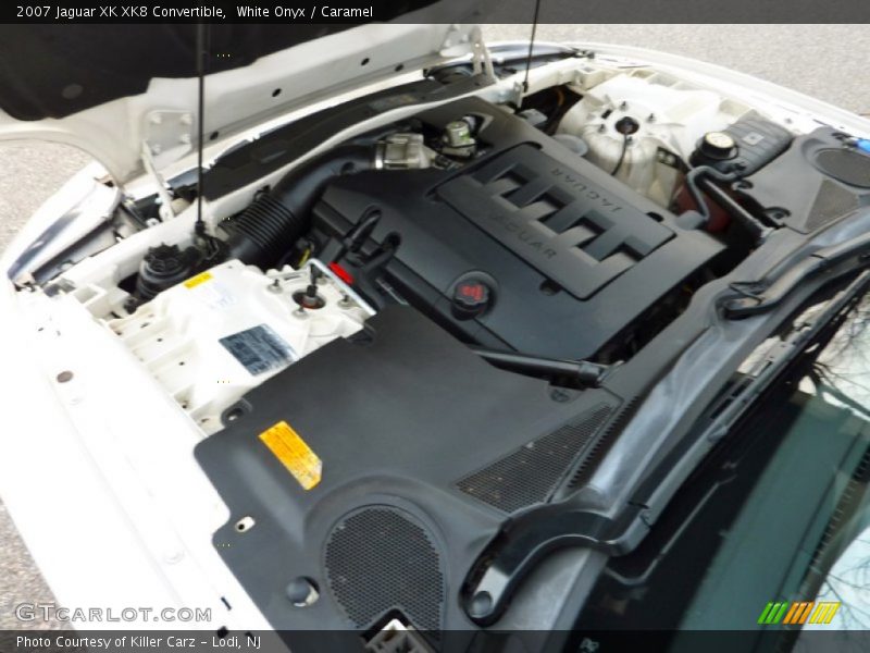 White Onyx / Caramel 2007 Jaguar XK XK8 Convertible