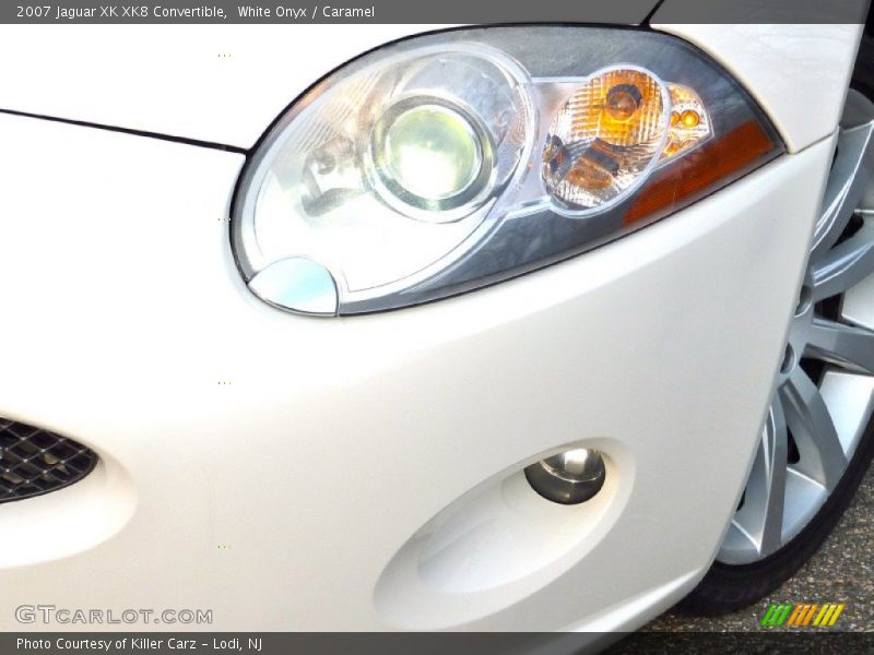 White Onyx / Caramel 2007 Jaguar XK XK8 Convertible