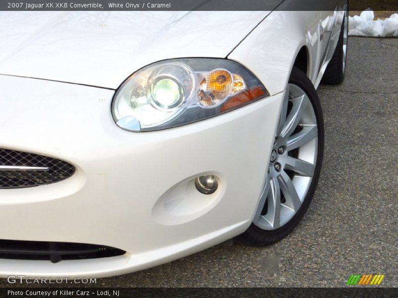 White Onyx / Caramel 2007 Jaguar XK XK8 Convertible