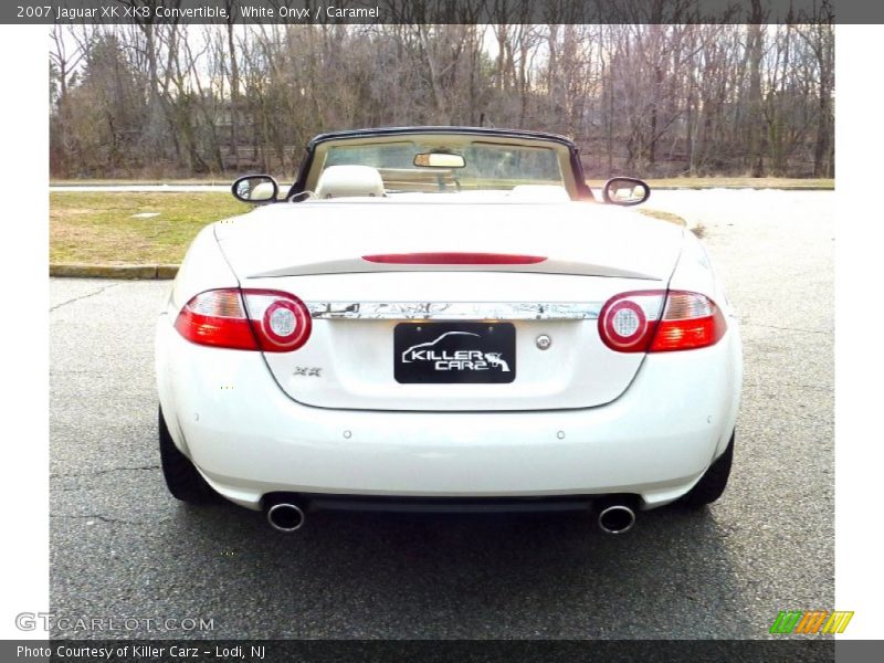 White Onyx / Caramel 2007 Jaguar XK XK8 Convertible