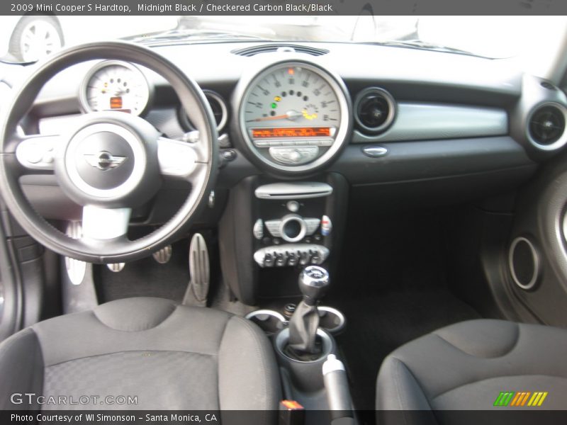 Midnight Black / Checkered Carbon Black/Black 2009 Mini Cooper S Hardtop