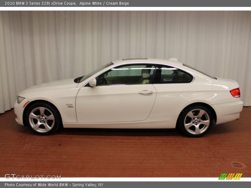 Alpine White / Cream Beige 2010 BMW 3 Series 328i xDrive Coupe