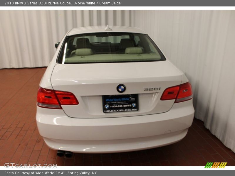 Alpine White / Cream Beige 2010 BMW 3 Series 328i xDrive Coupe