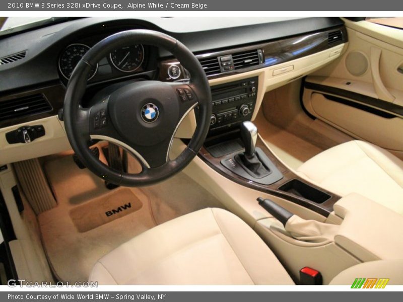 Alpine White / Cream Beige 2010 BMW 3 Series 328i xDrive Coupe