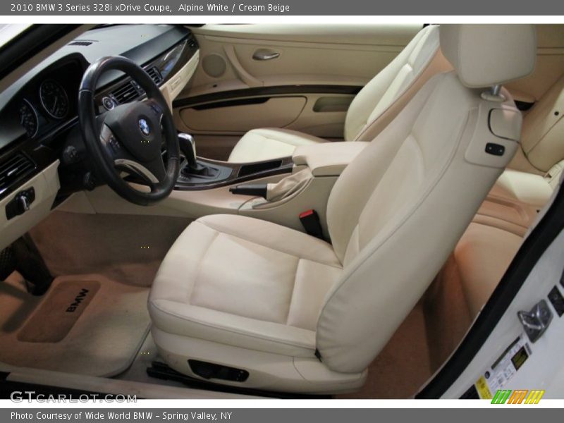 Alpine White / Cream Beige 2010 BMW 3 Series 328i xDrive Coupe