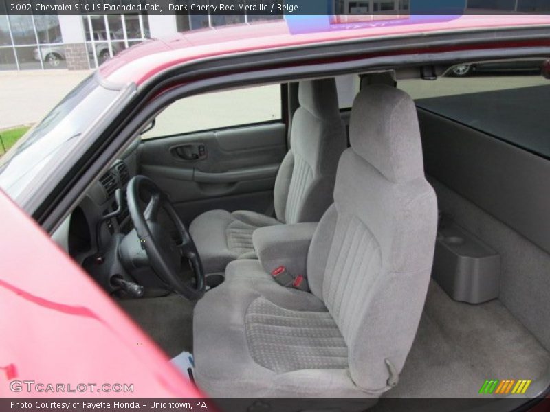  2002 S10 LS Extended Cab Beige Interior