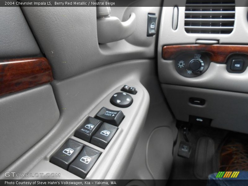 Berry Red Metallic / Neutral Beige 2004 Chevrolet Impala LS