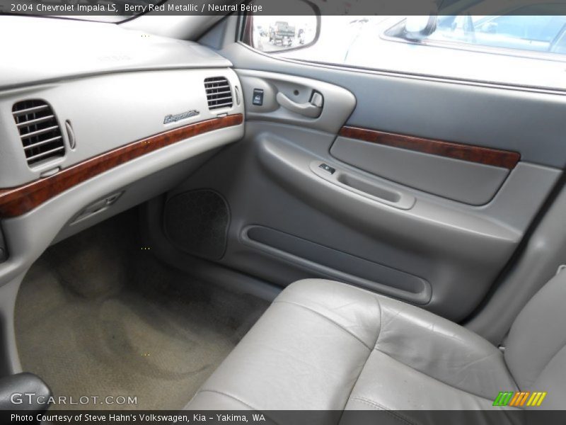 Berry Red Metallic / Neutral Beige 2004 Chevrolet Impala LS
