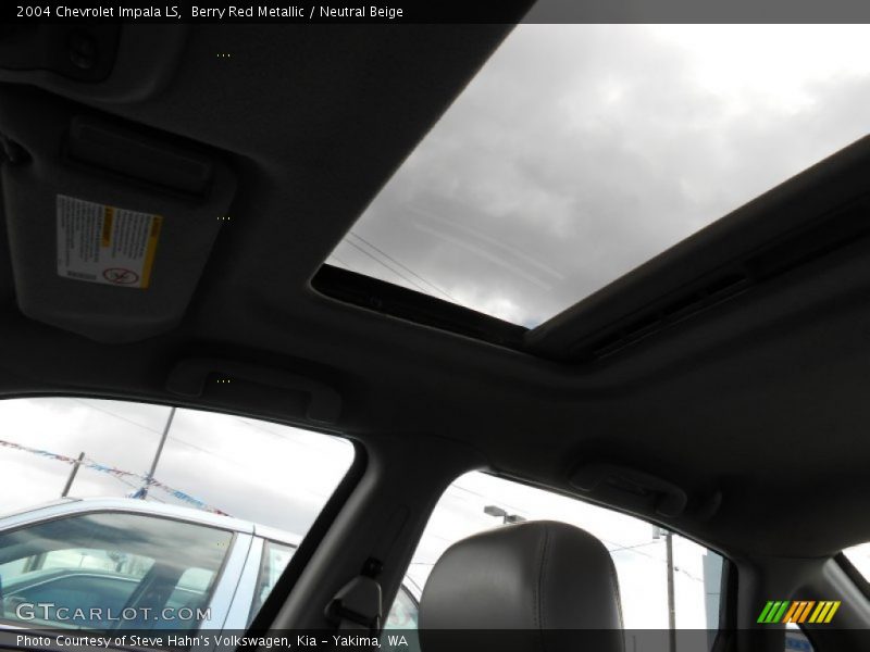 Berry Red Metallic / Neutral Beige 2004 Chevrolet Impala LS