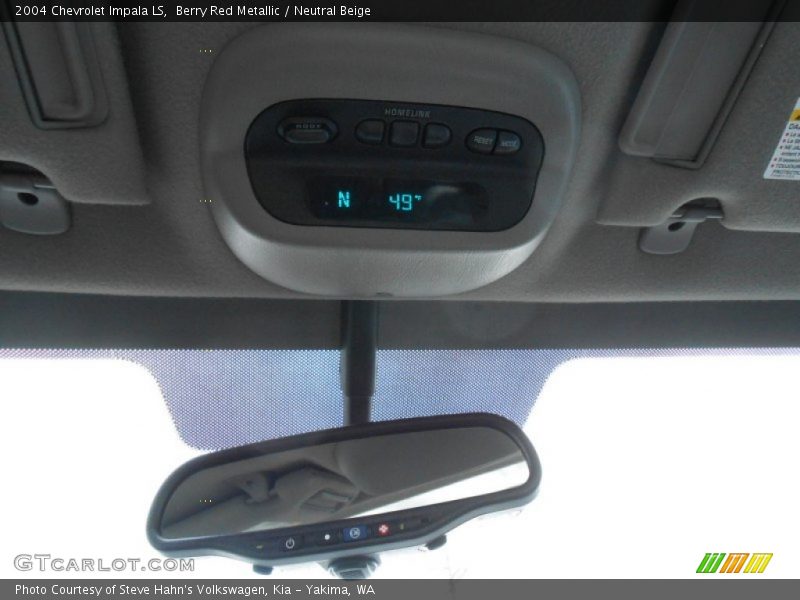Berry Red Metallic / Neutral Beige 2004 Chevrolet Impala LS