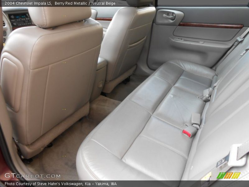 Rear Seat of 2004 Impala LS