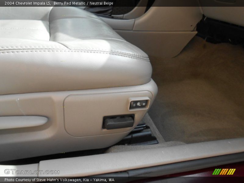 Berry Red Metallic / Neutral Beige 2004 Chevrolet Impala LS