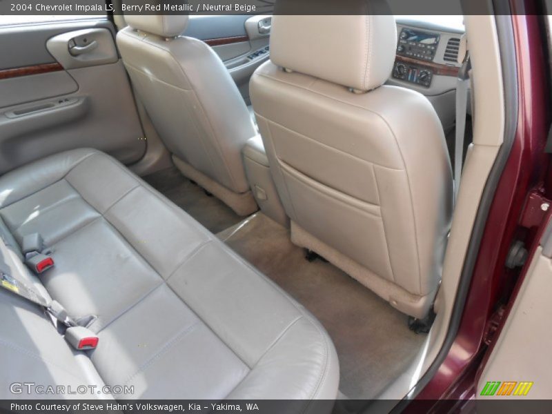 Rear Seat of 2004 Impala LS