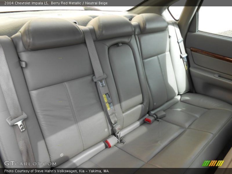 Rear Seat of 2004 Impala LS