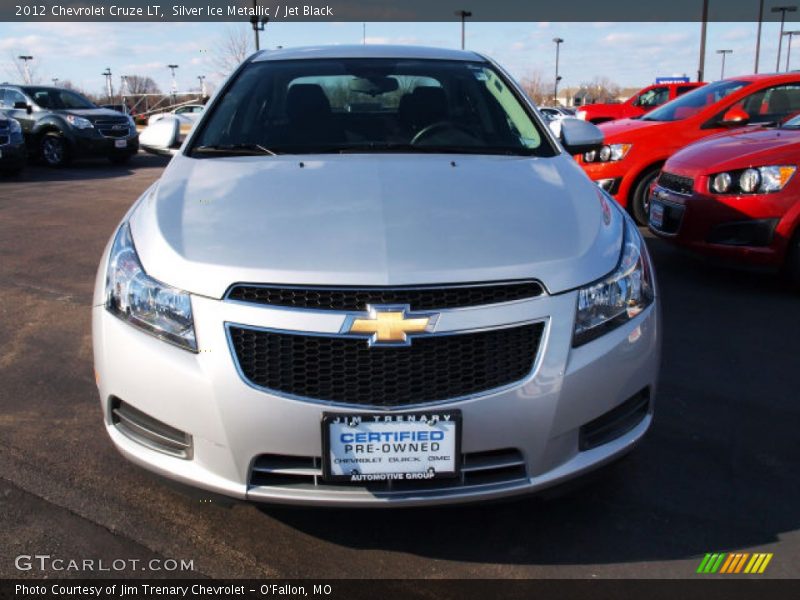 Silver Ice Metallic / Jet Black 2012 Chevrolet Cruze LT