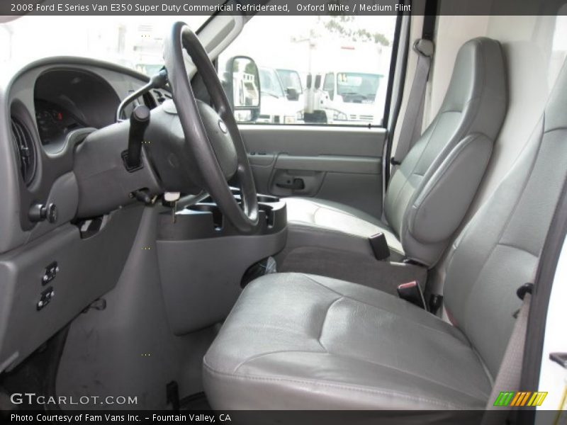  2008 E Series Van E350 Super Duty Commericial Refriderated Medium Flint Interior