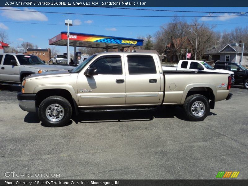 Sandstone Metallic / Tan 2004 Chevrolet Silverado 2500HD LS Crew Cab 4x4