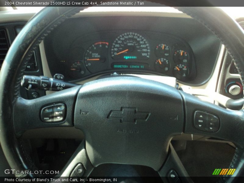 Sandstone Metallic / Tan 2004 Chevrolet Silverado 2500HD LS Crew Cab 4x4