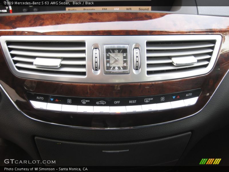 Black / Black 2009 Mercedes-Benz S 63 AMG Sedan