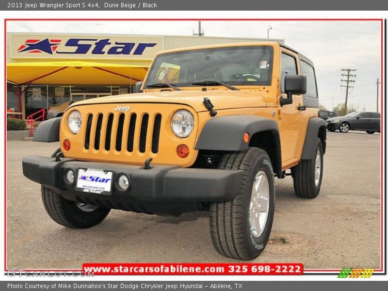 Dune Beige / Black 2013 Jeep Wrangler Sport S 4x4