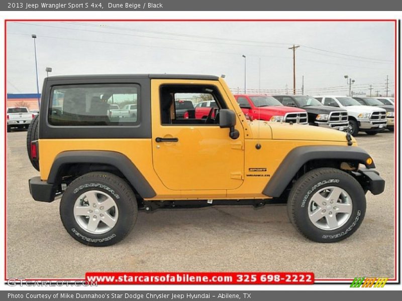 Dune Beige / Black 2013 Jeep Wrangler Sport S 4x4