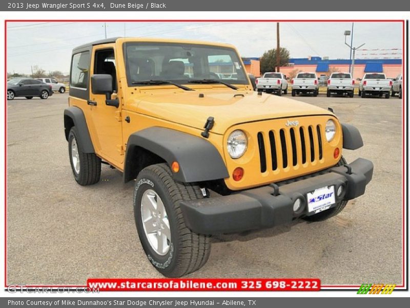Dune Beige / Black 2013 Jeep Wrangler Sport S 4x4