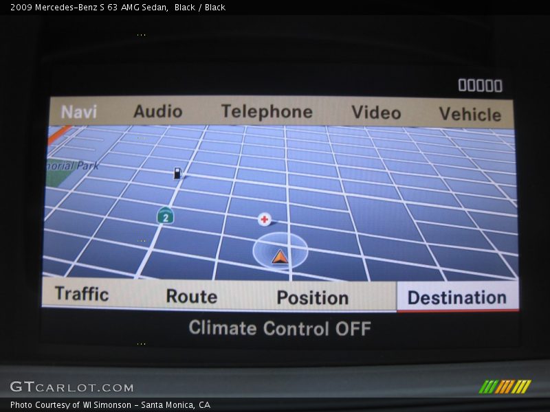 Navigation of 2009 S 63 AMG Sedan