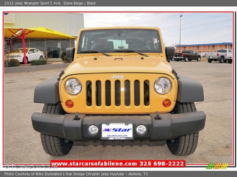 Dune Beige / Black 2013 Jeep Wrangler Sport S 4x4
