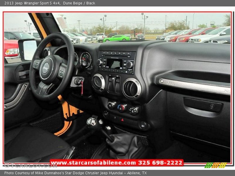 Dune Beige / Black 2013 Jeep Wrangler Sport S 4x4
