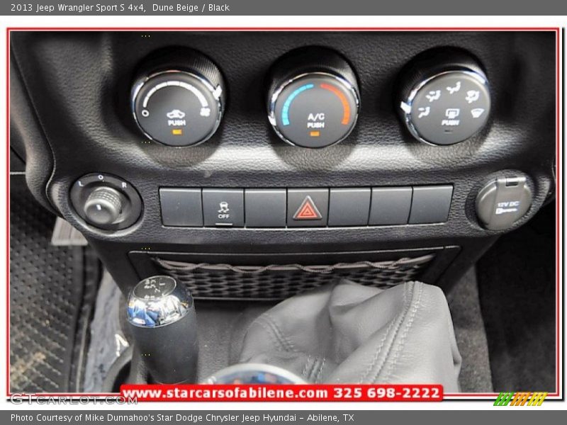 Dune Beige / Black 2013 Jeep Wrangler Sport S 4x4