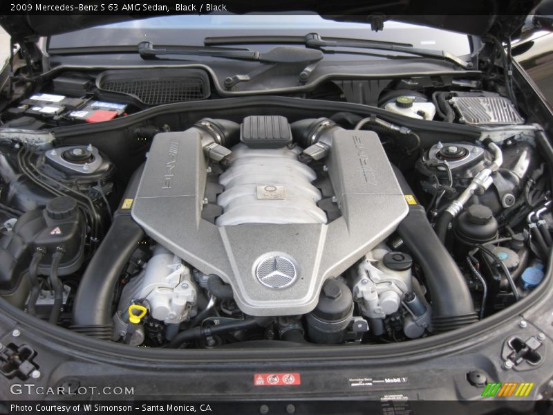  2009 S 63 AMG Sedan Engine - 6.3 Liter AMG DOHC 32-Valve VVT V8