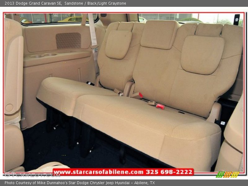 Sandstone / Black/Light Graystone 2013 Dodge Grand Caravan SE
