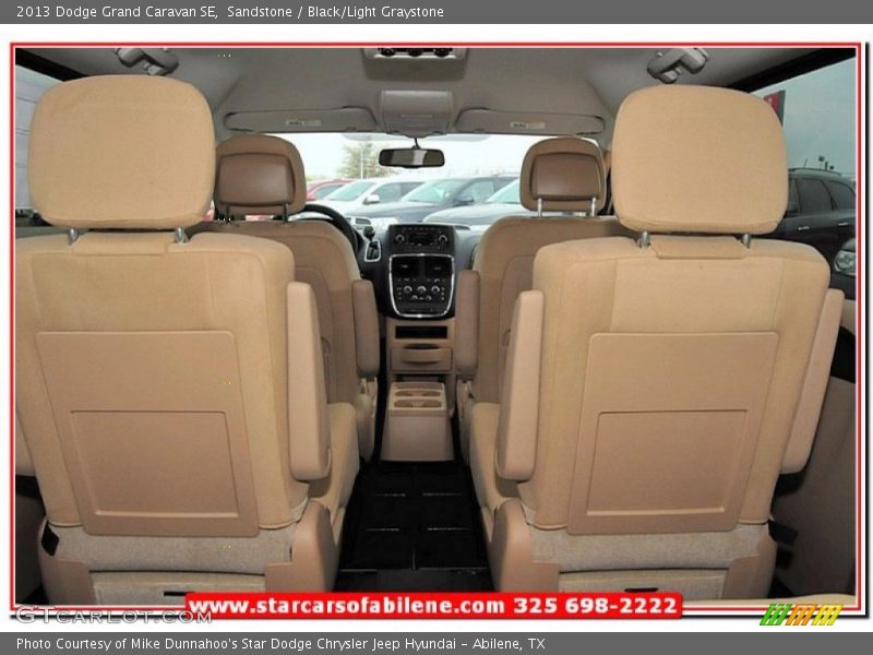 Sandstone / Black/Light Graystone 2013 Dodge Grand Caravan SE