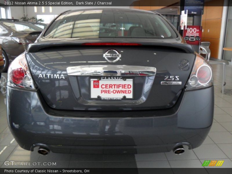 Dark Slate / Charcoal 2012 Nissan Altima 2.5 S Special Edition