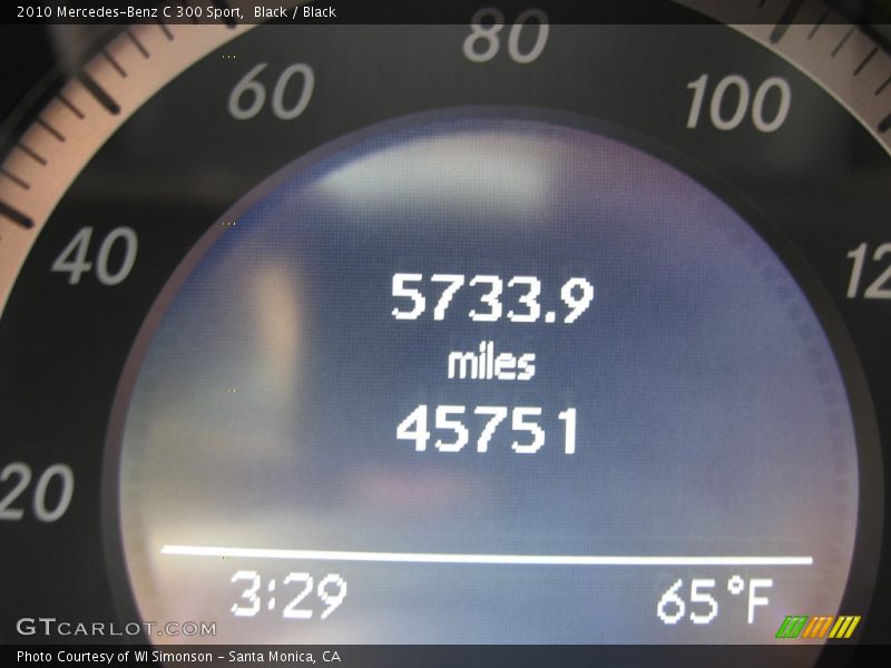 Black / Black 2010 Mercedes-Benz C 300 Sport
