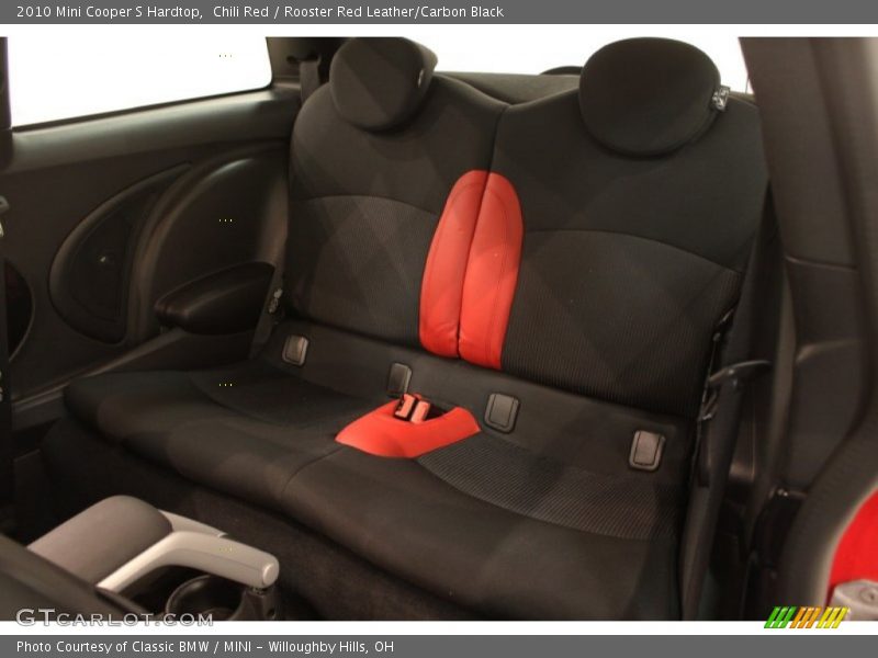 Chili Red / Rooster Red Leather/Carbon Black 2010 Mini Cooper S Hardtop