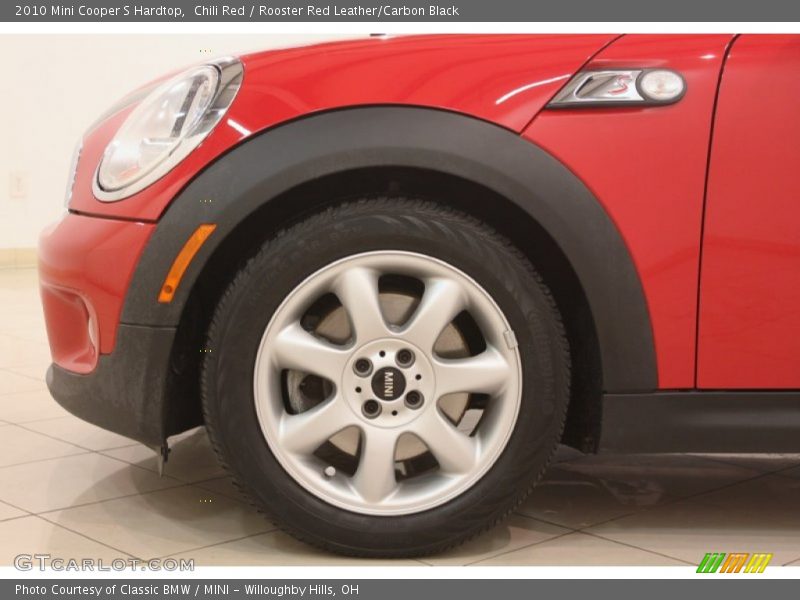 Chili Red / Rooster Red Leather/Carbon Black 2010 Mini Cooper S Hardtop