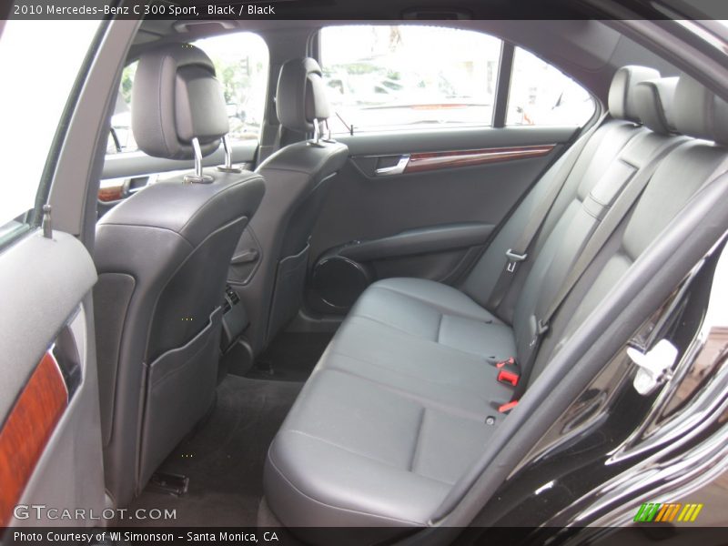 Black / Black 2010 Mercedes-Benz C 300 Sport
