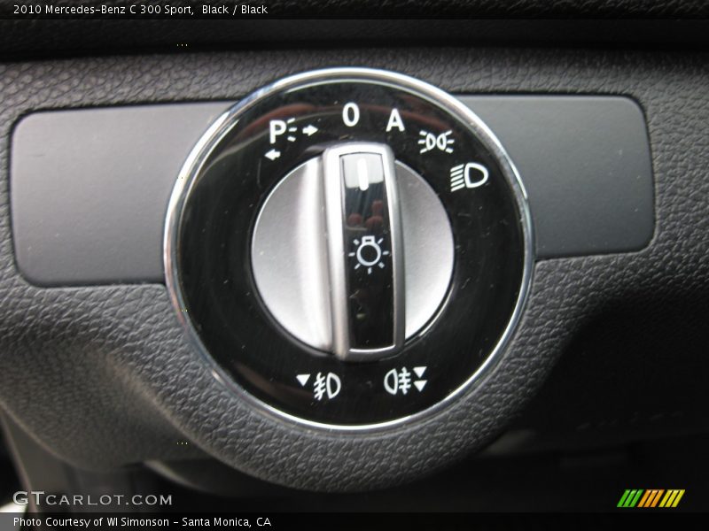 Black / Black 2010 Mercedes-Benz C 300 Sport