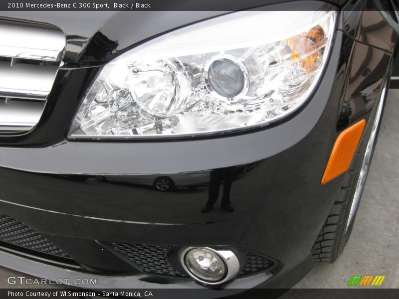 Black / Black 2010 Mercedes-Benz C 300 Sport