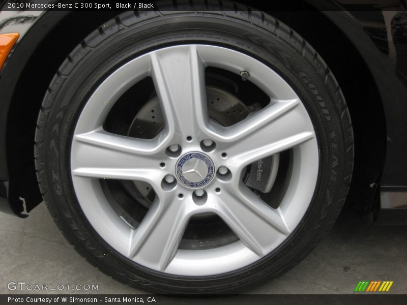 Black / Black 2010 Mercedes-Benz C 300 Sport