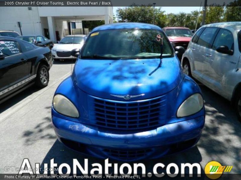 Electric Blue Pearl / Black 2005 Chrysler PT Cruiser Touring
