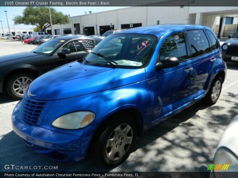 Electric Blue Pearl / Black 2005 Chrysler PT Cruiser Touring