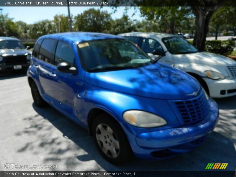 Electric Blue Pearl / Black 2005 Chrysler PT Cruiser Touring