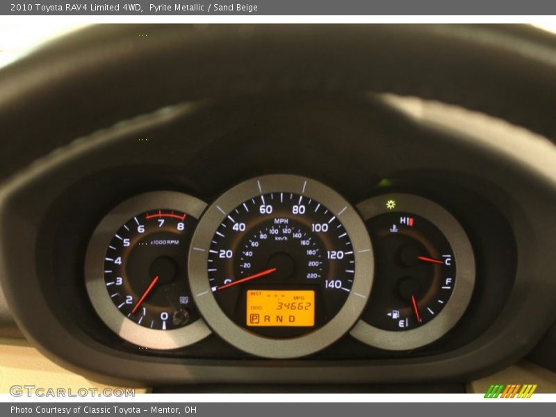 Pyrite Metallic / Sand Beige 2010 Toyota RAV4 Limited 4WD